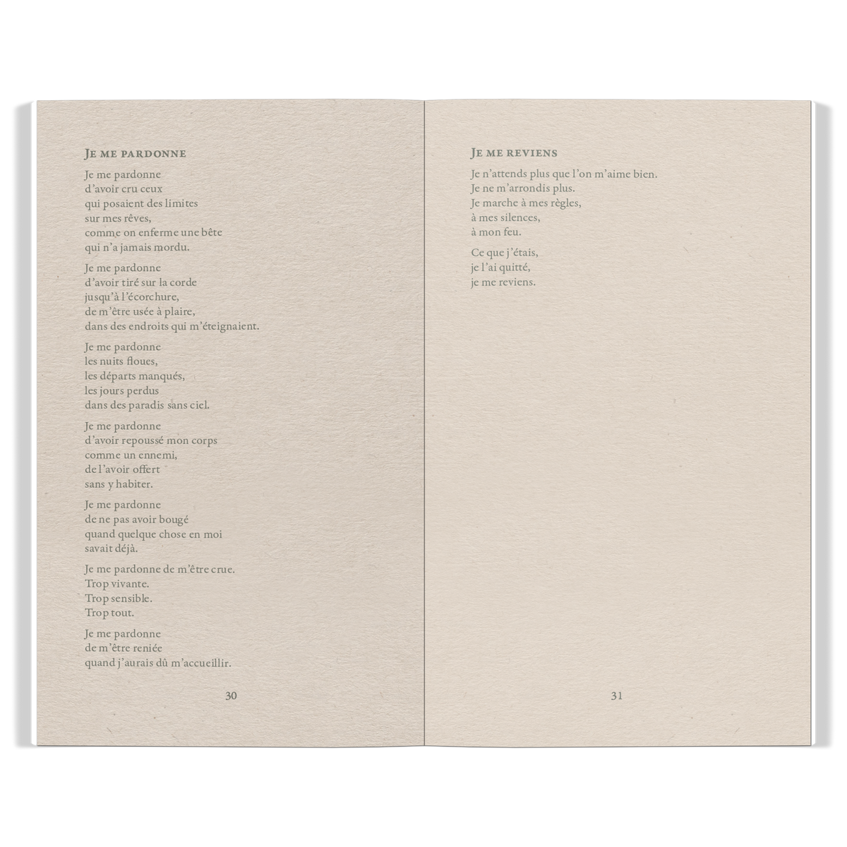 Ce que la nuit ne dit pas Collection of Poems
