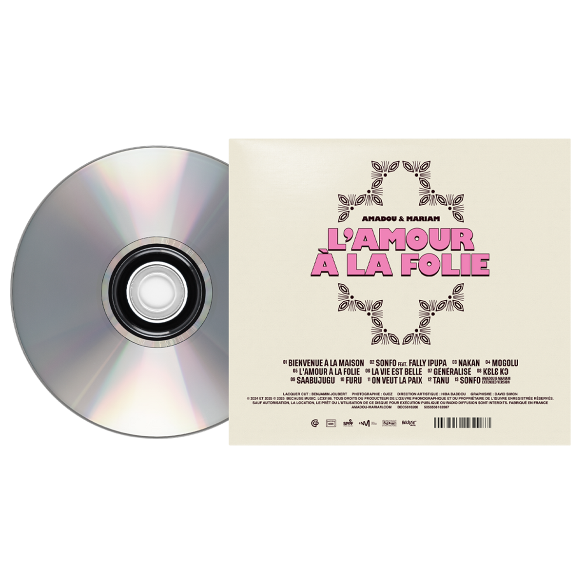 L'amour à la folie - CD
