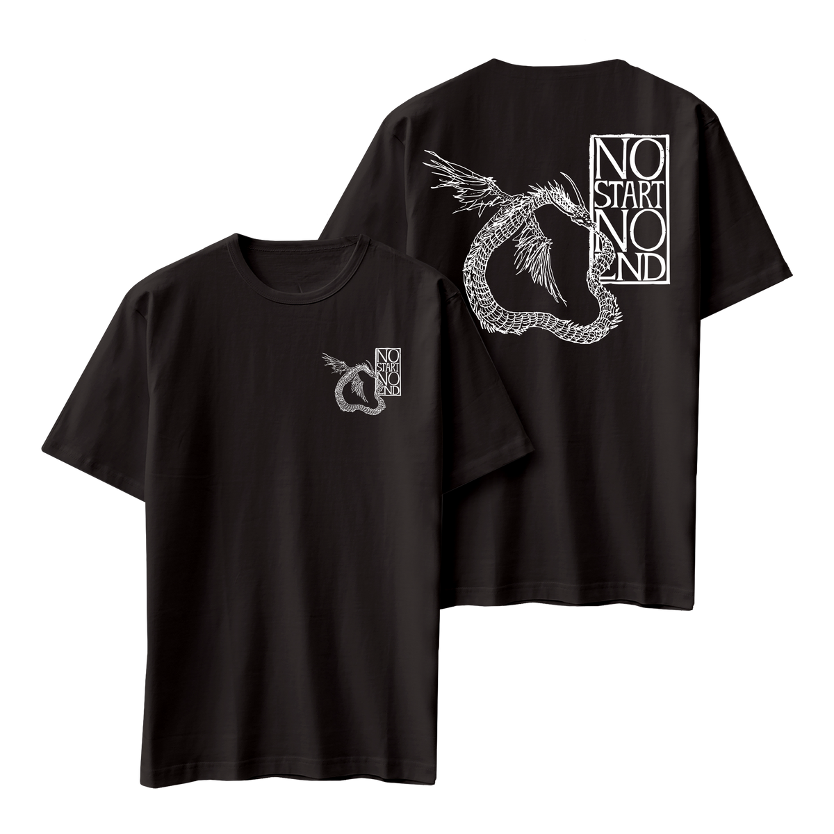 T-Shirt No Start No End Black